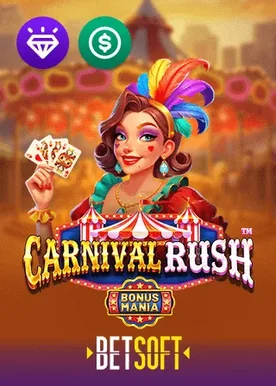 Carnival Rush pokie by Betsoft at Lucky 7